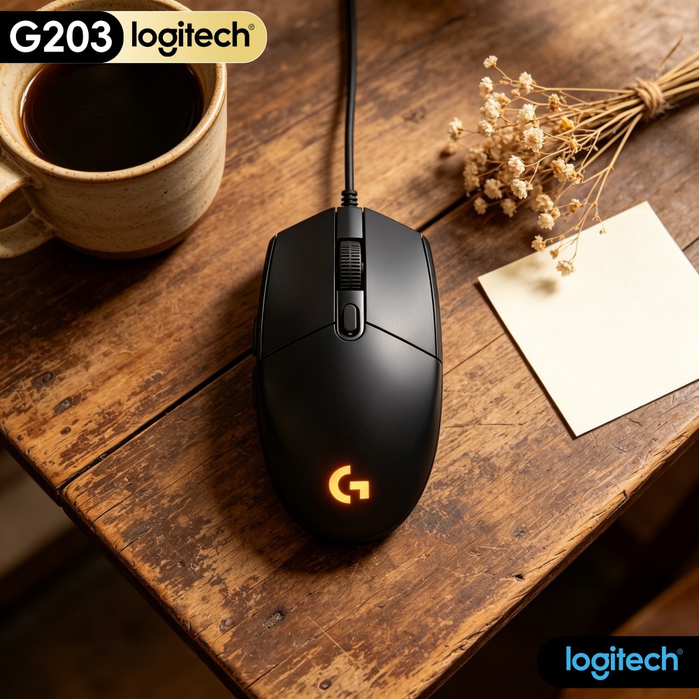 Logitech Mouse G203 - Logitech G203 Wired Gaming Mouse Practical
