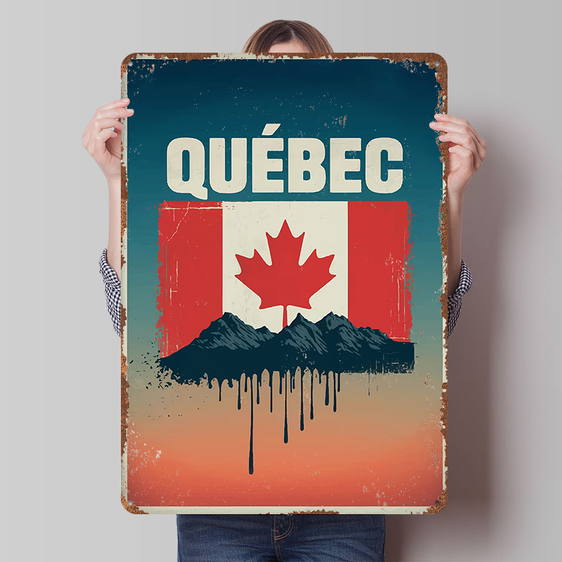 Retro Gaming Quebec - Quebec Travel Printed Poster Customized Wall