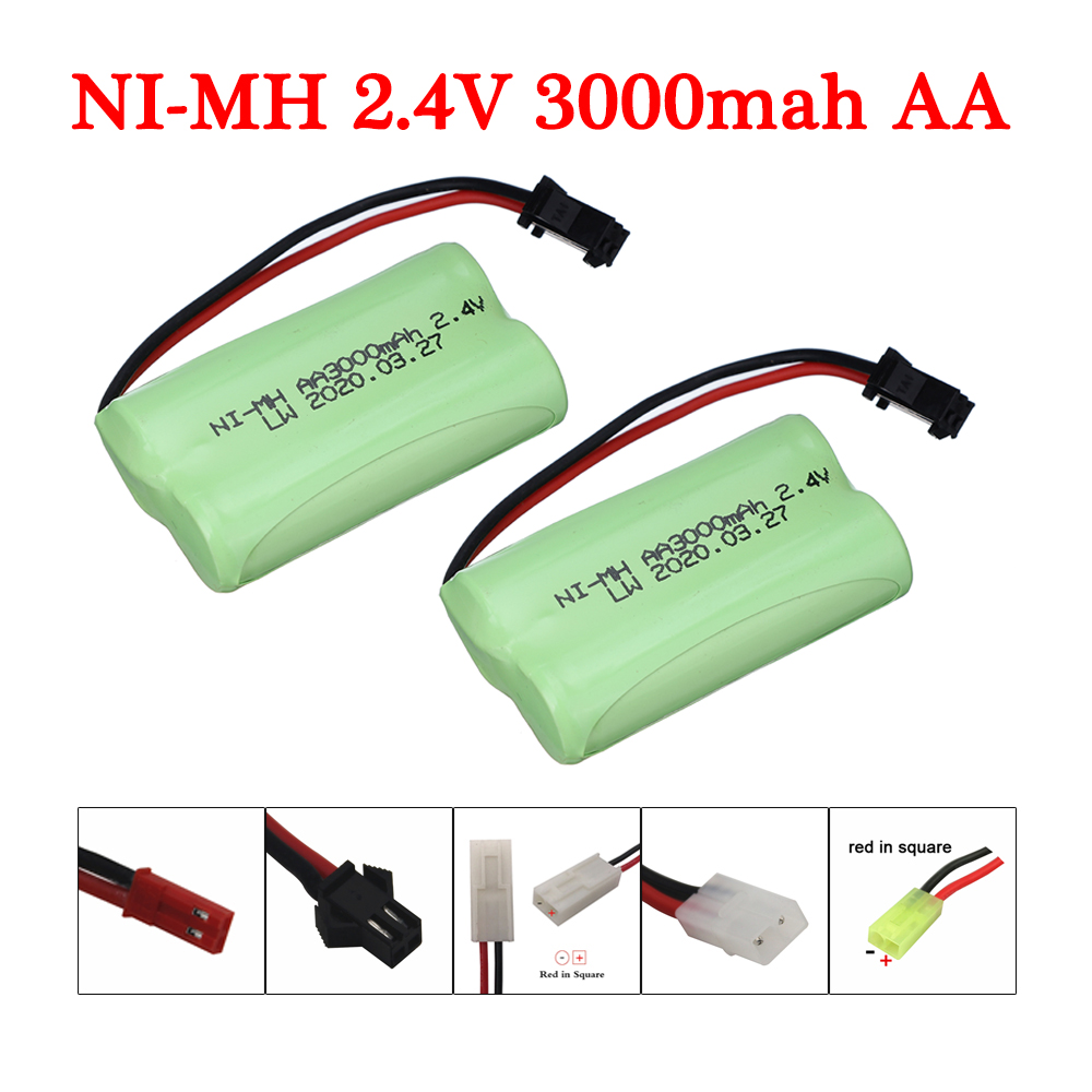 Rechargeable Battery Aa - 2.4V 3000mah NIMH AA Battery pack