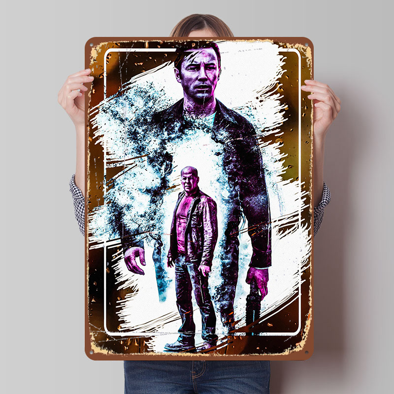 Retro Gaming At - Looper Poster Customized Vintage Metal Signs