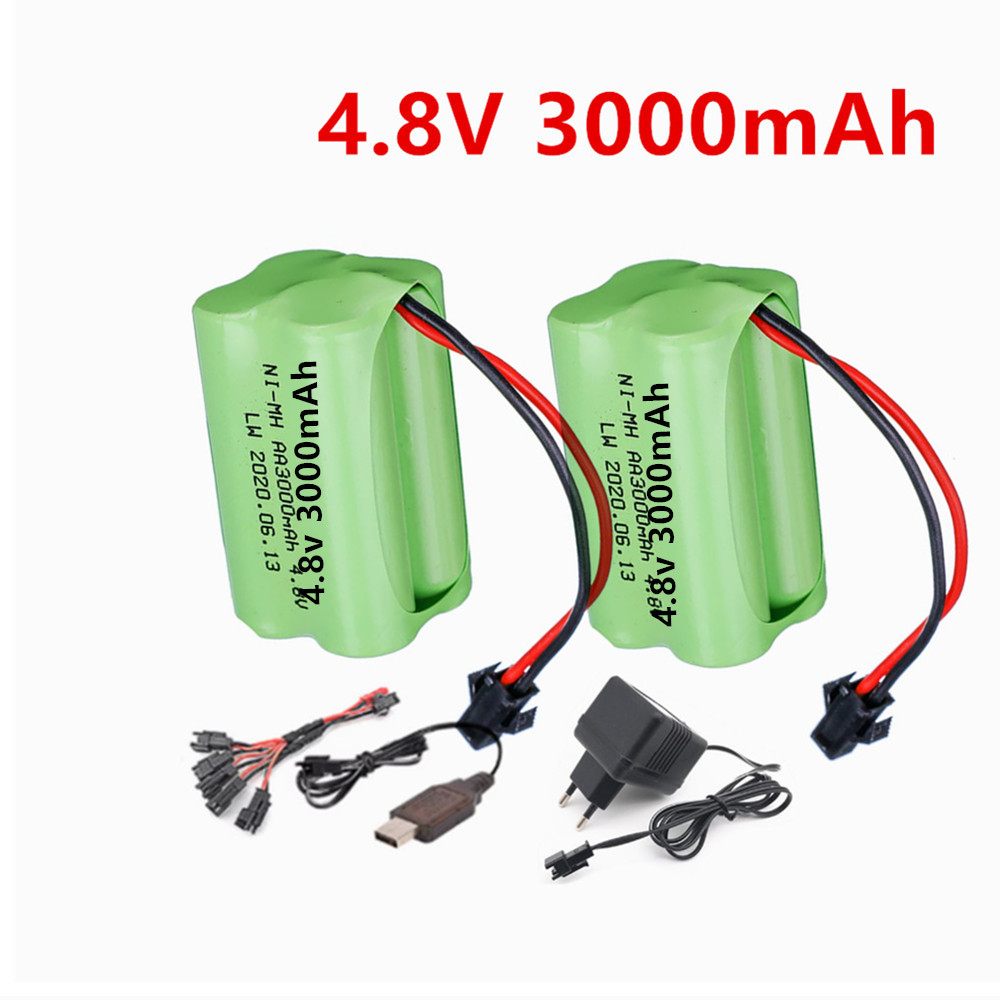 Rechargeable Battery Aa - 4.8v 3000mAh Rechargeable Battery and Charger