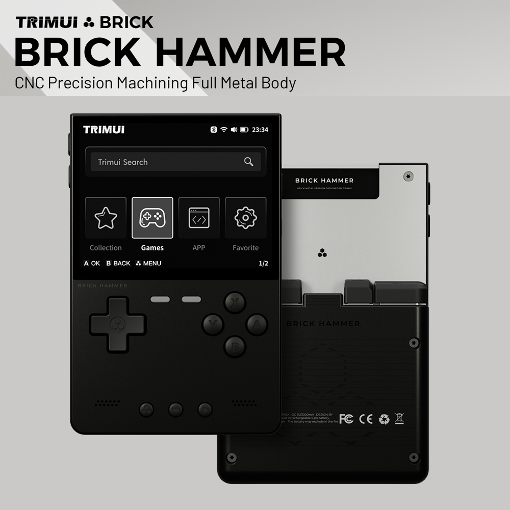 Retro Gaming Images - Metal Body Trimui Brick Hammer Console