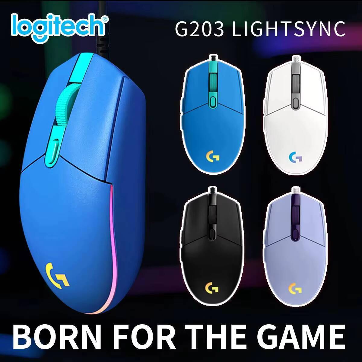 Logitech G203 Gaming Mouse 200 - Logitech Mouse G203 ulasan dan harga