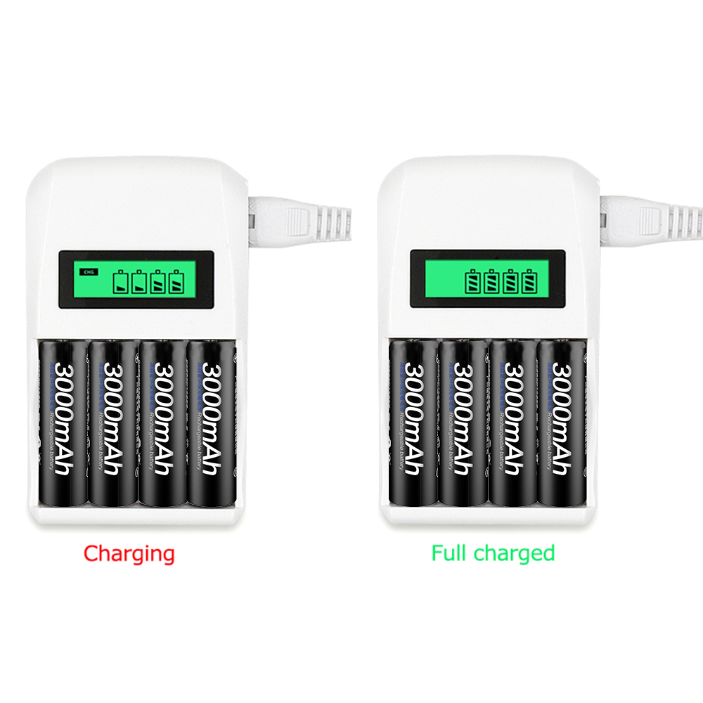 PALO 1.2V Battery Charger 4 Sl - Rechargeable Battery Aa ulasan dan harga