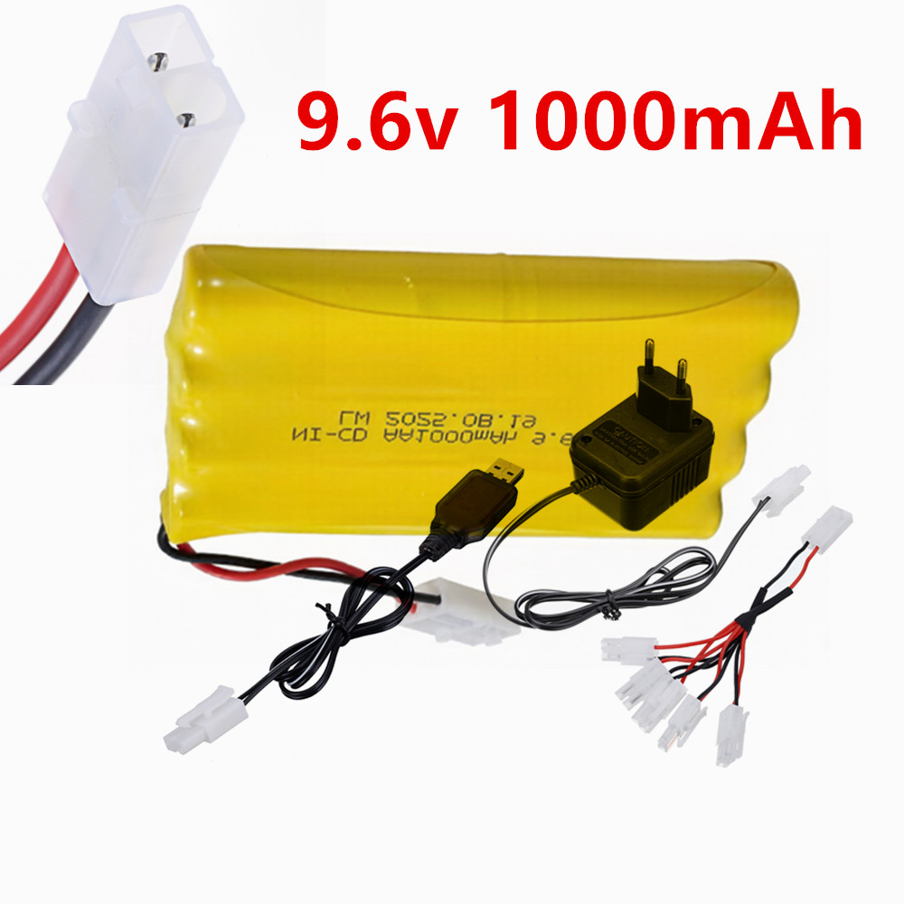 9.6v 1000mAh Ni-CD AA Recharge - Rechargeable Battery Aa ulasan dan harga