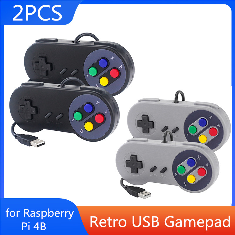 2PCs USB Gamepad Retro Gaming  - Retro Gaming Raspberry Pi 4 ulasan dan harga