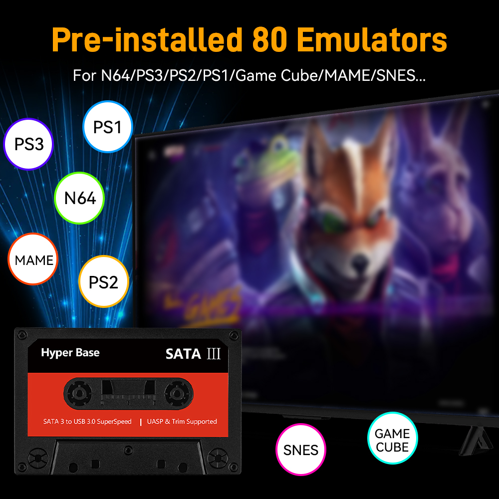 Batocera 500G/2T Emulator Game - Retro Gaming Ps3 ulasan dan harga