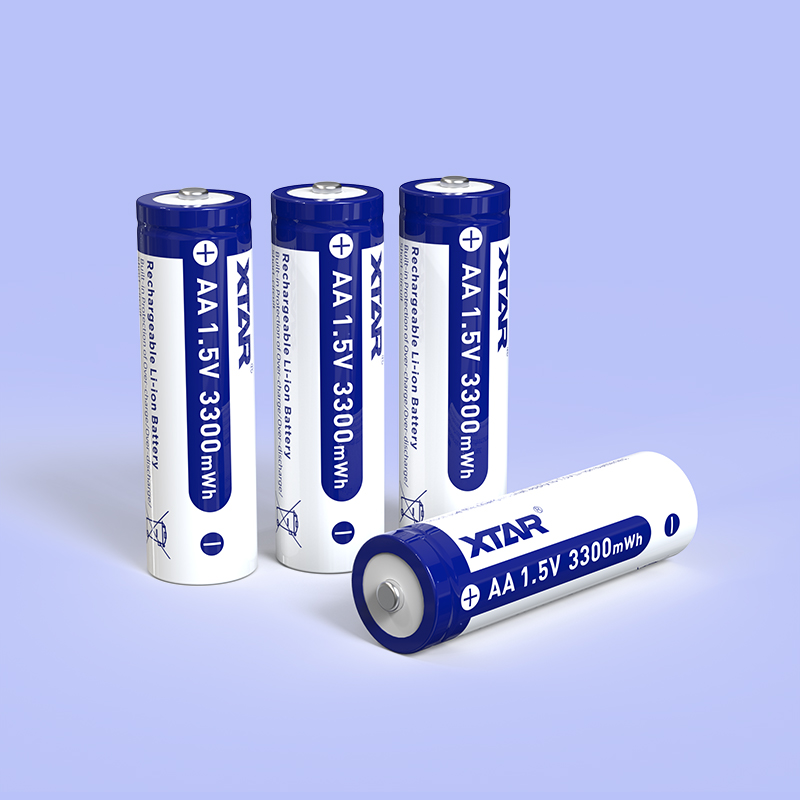 1-8 Pack XTAR 1.5V AA 3300mWh  - Rechargeable Battery Aa ulasan dan harga