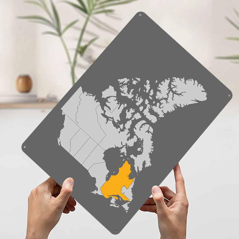 Map of Canada With Quebec High - Retro Gaming Quebec ulasan dan harga