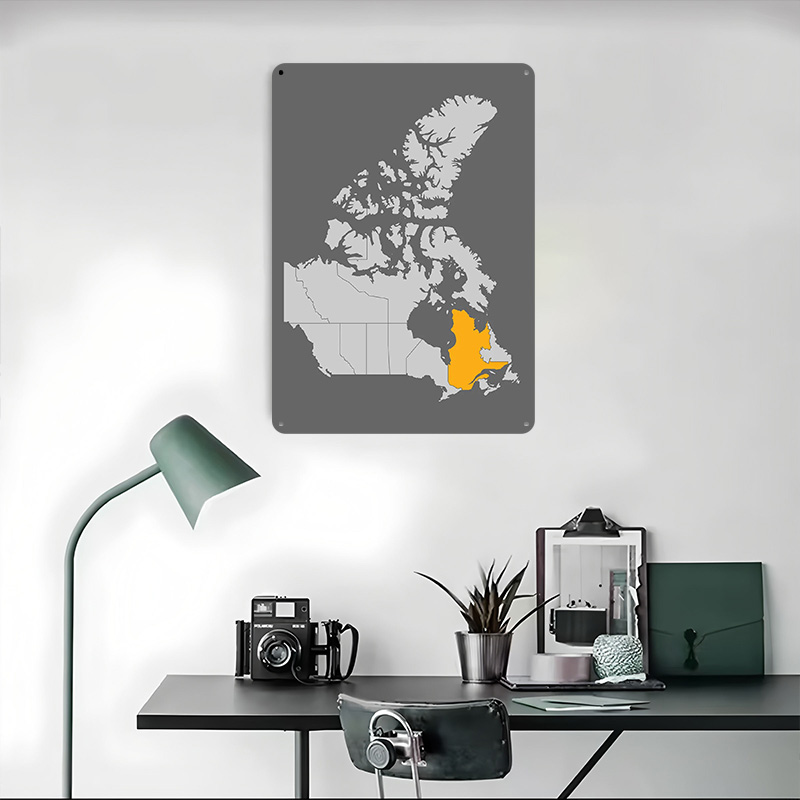 Map of Canada With Quebec High - Retro Gaming Quebec ulasan dan harga