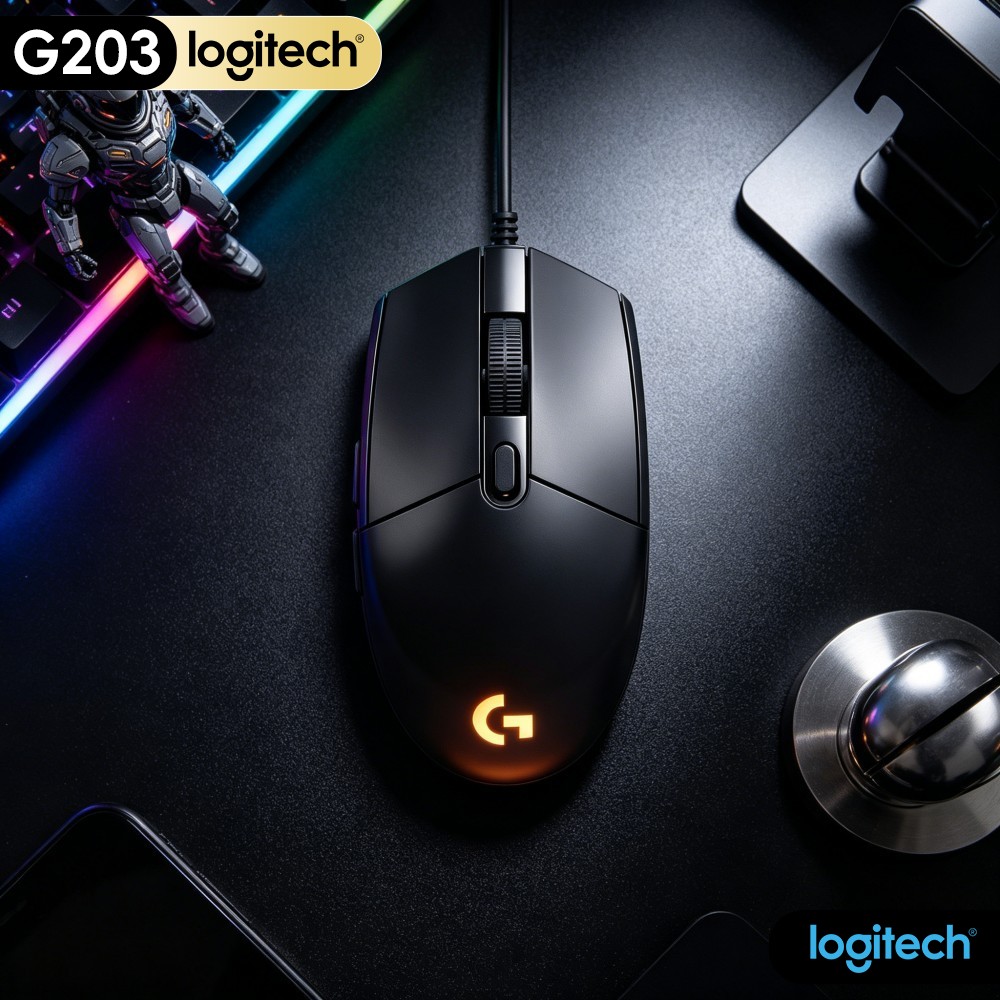 Logitech G203 Wired Gaming Mou - Logitech Mouse G203 ulasan dan harga