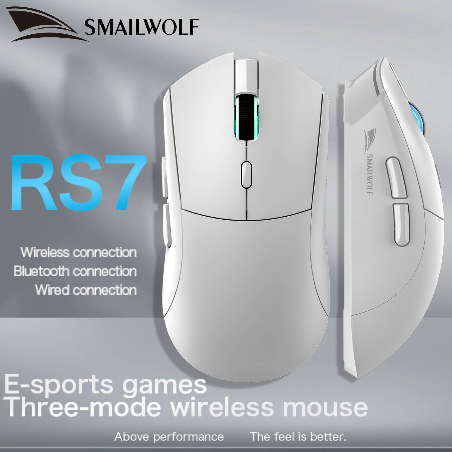 SMAILWOLF RS7 Bluetooth wirele - Logitech Mouse G203 ulasan dan harga
