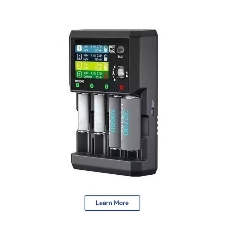 Smart Cylindrical Battery Char - Rechargeable Battery Aa ulasan dan harga