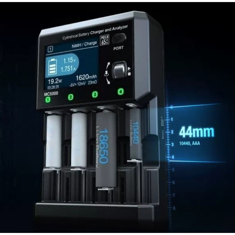 Smart Cylindrical Battery Char - Rechargeable Battery Aa ulasan dan harga