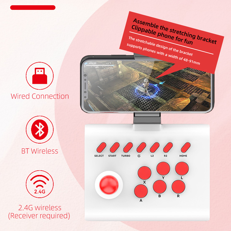 Arcade Gamepad Bluetooth Contr - Retro Gaming Ps3 ulasan dan harga