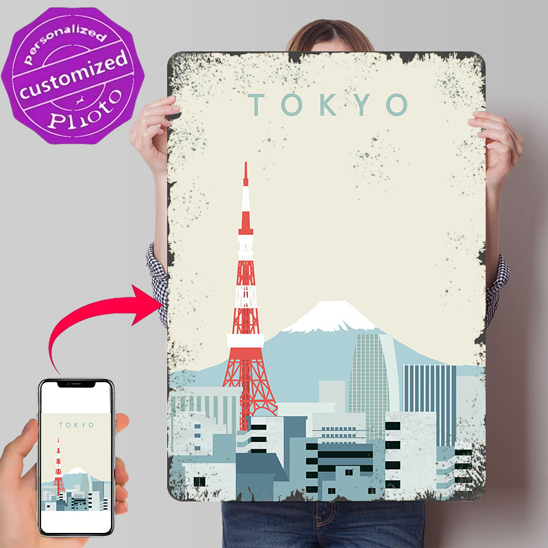 Tokyo Poster Retro 3D Printed  - Retro Gaming At ulasan dan harga