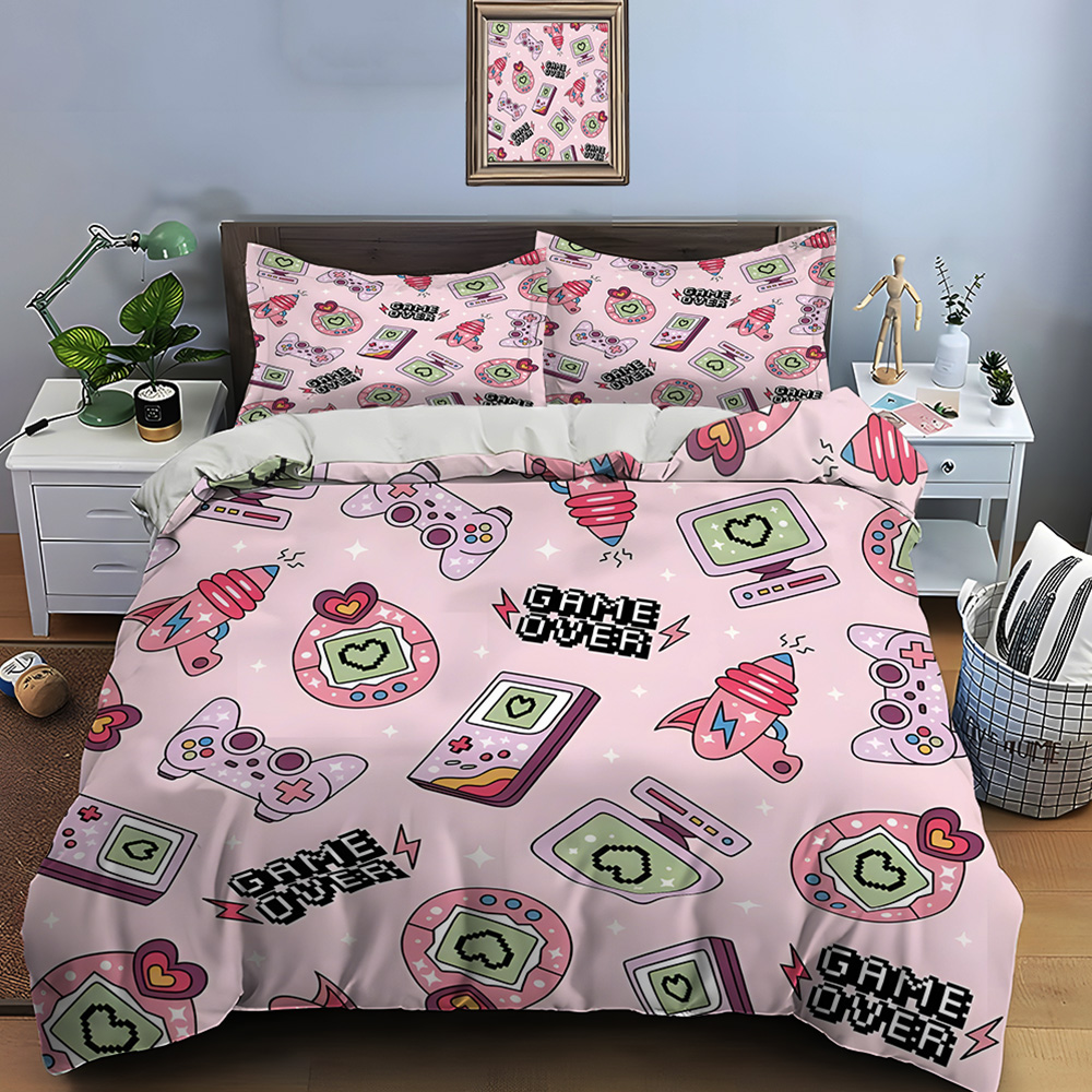 Retro Gaming Icons on Pink Bac - Retro Gaming Icons ulasan dan harga