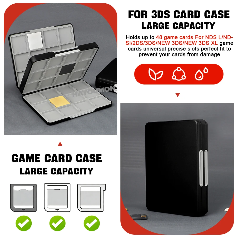 48 IN 1 Game Card Storage Case - Game Cartridge Case ulasan dan harga