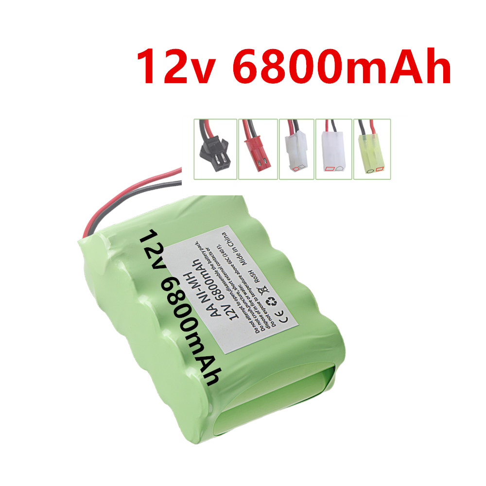 12v 6800mAh NI-MH Rechargeable - Rechargeable Battery Aa ulasan dan harga