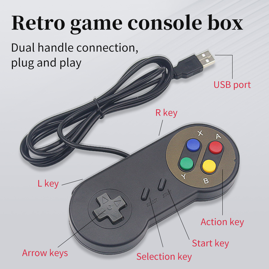 USB Retro Gamepad for PC NESPi - Retro Gaming Windows ulasan dan harga