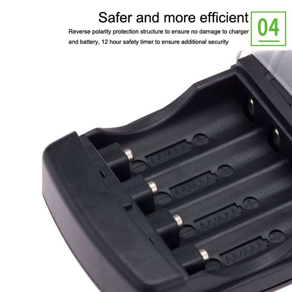 Fast Charging Dock Intelligent - Rechargeable Battery Aa ulasan dan harga