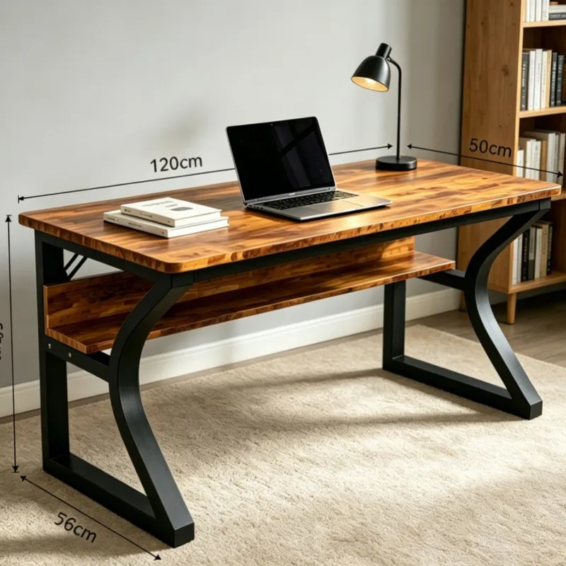 Retro Wrought Iron Computer De - Retro Gaming Table ulasan dan harga