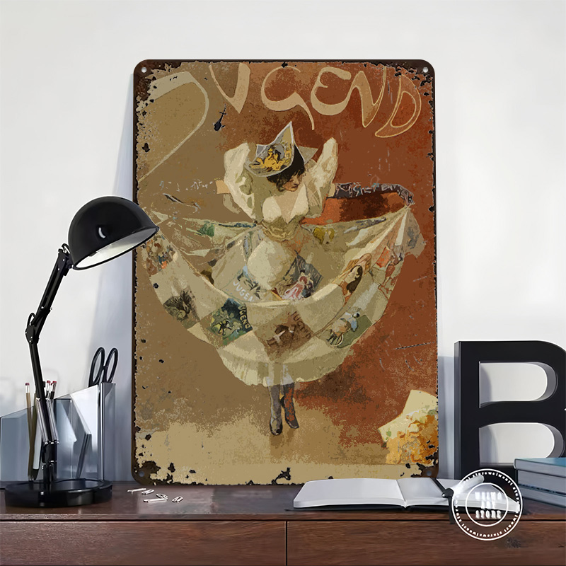 Vintage Magazine Cover Tinplat - Retro Gaming Magazine ulasan dan harga