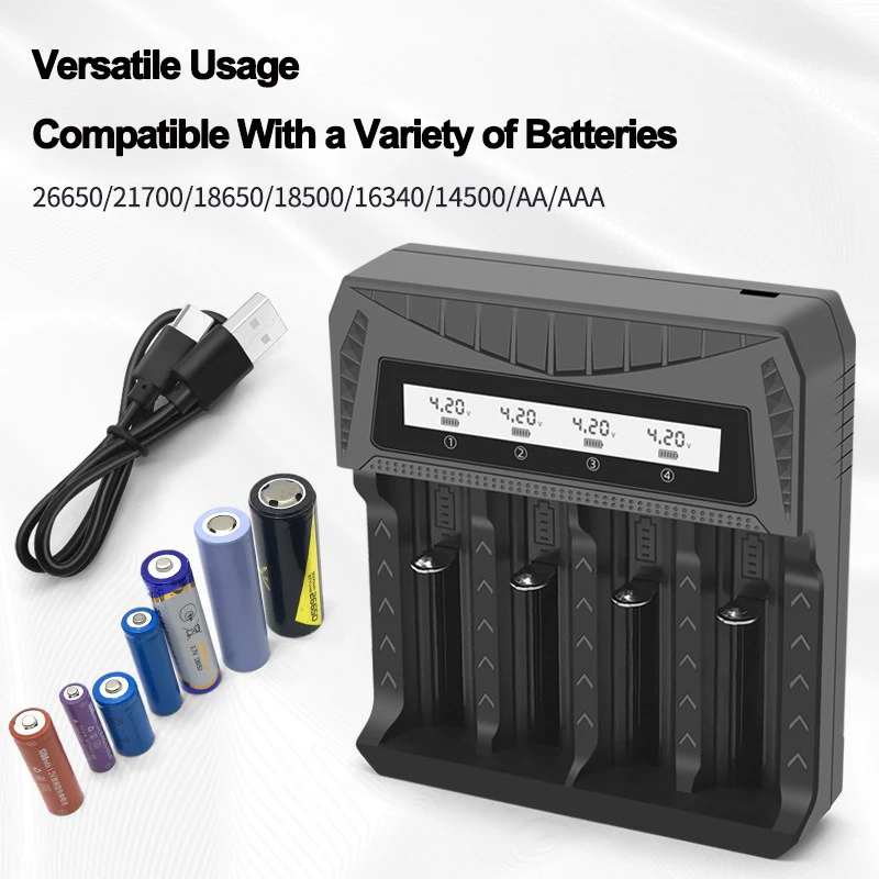 LCD Display Battery USB Charge - Rechargeable Battery Aa ulasan dan harga