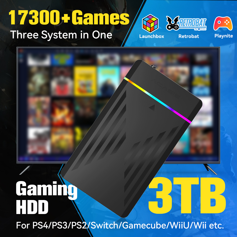 3TB Portable Gaming HDD Launch - Retro Gaming Ps3 ulasan dan harga