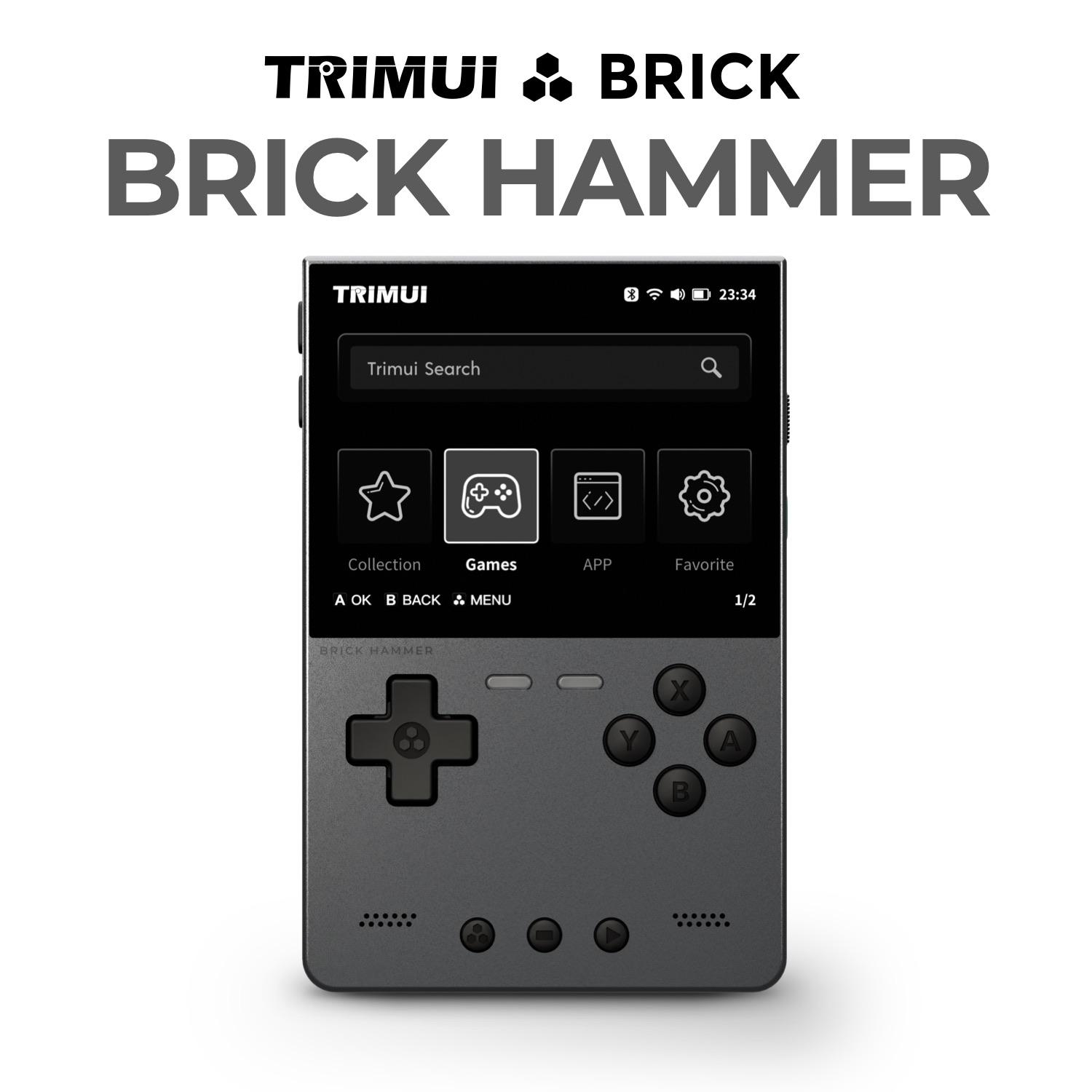 Metal Body Trimui Brick Hammer - Retro Gaming Images ulasan dan harga