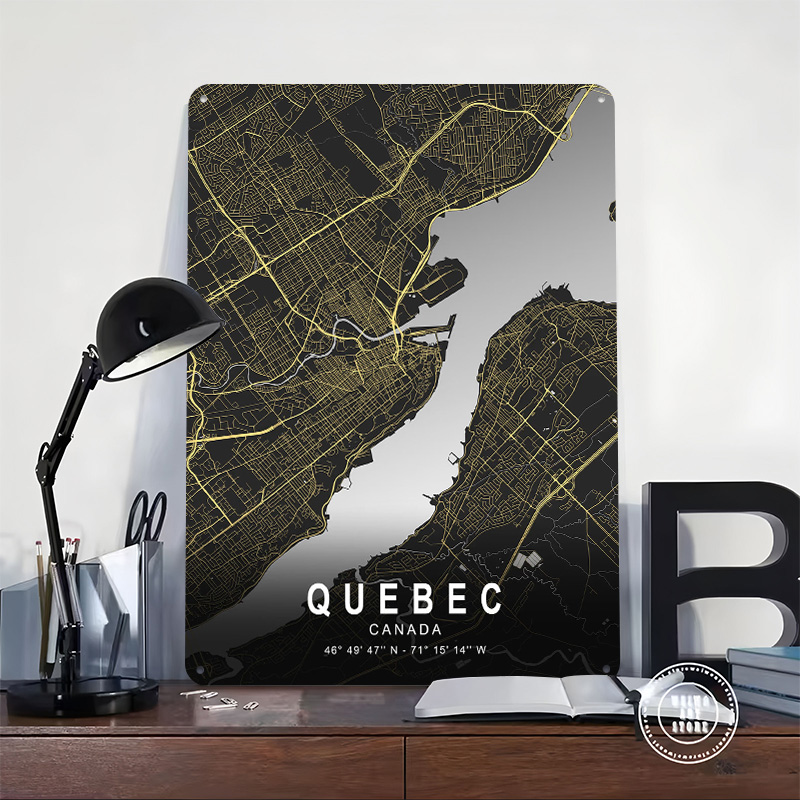 Quebec Silver City Map Printed - Retro Gaming Quebec ulasan dan harga
