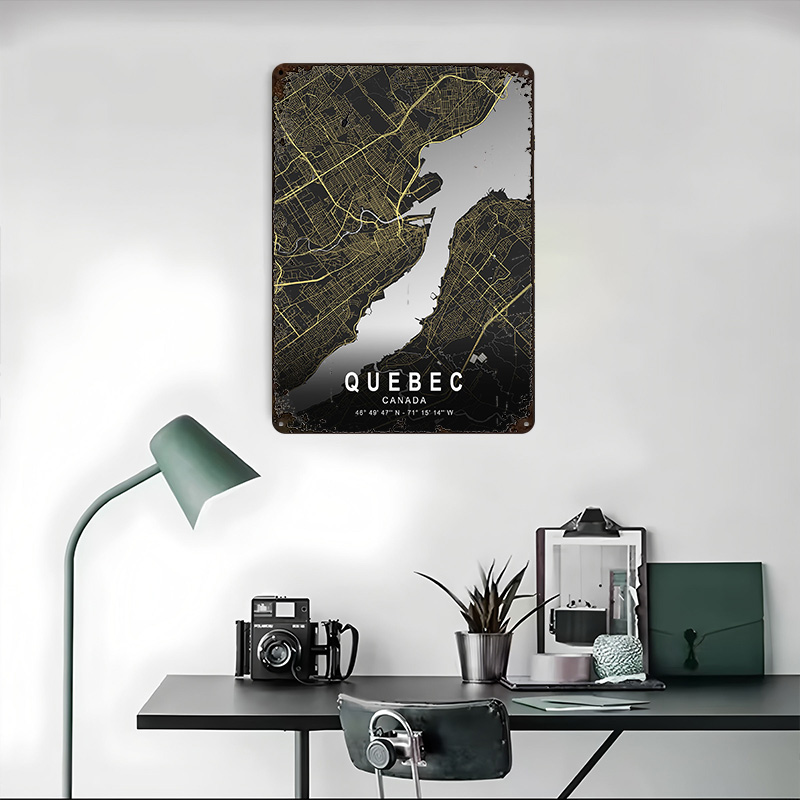 Quebec Silver City Map Printed - Retro Gaming Quebec ulasan dan harga